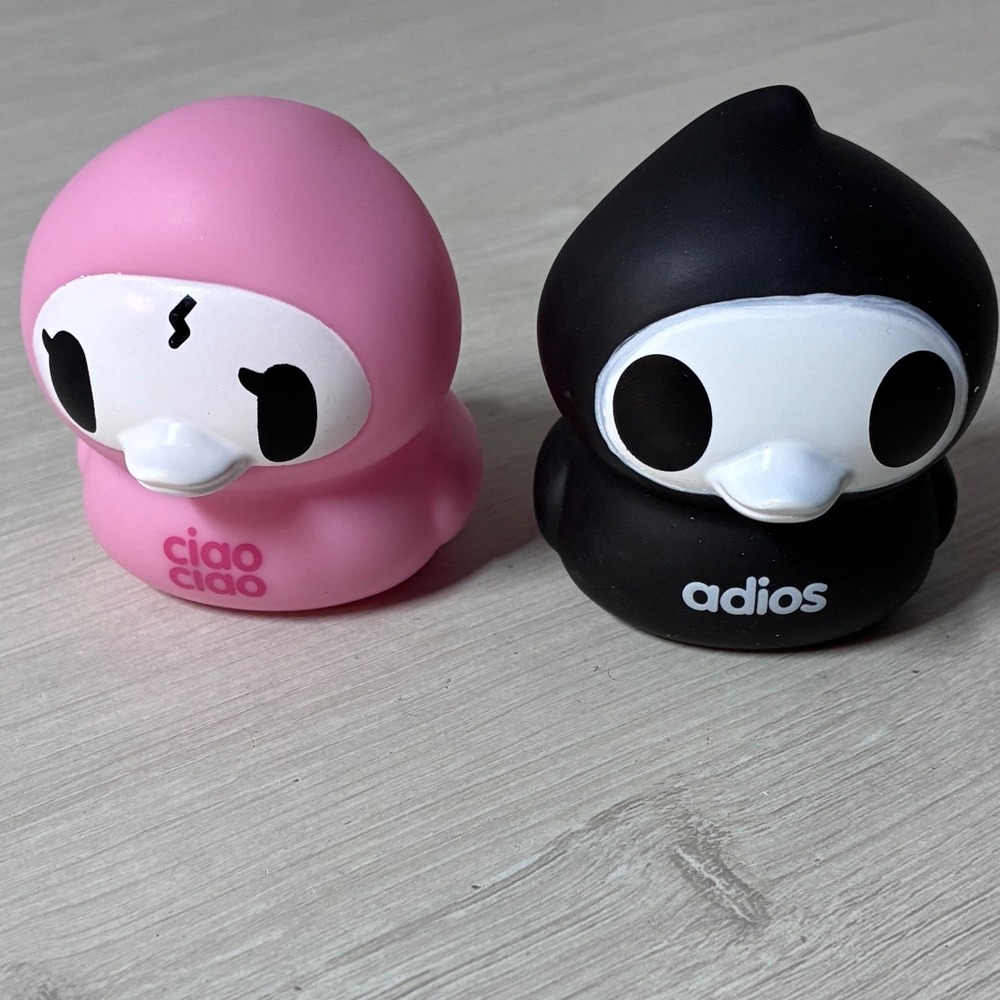 Tokidoki Adios Ciao Ciao Rubber Ducky Figures Set Simone Legno Jazwares Toys